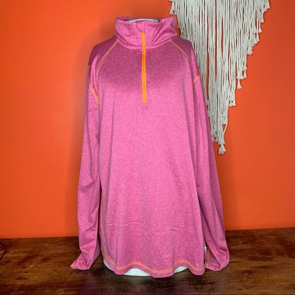 Energy Zone Performance Heathered Quarter-Zip Pullover - Picture 2 of 7